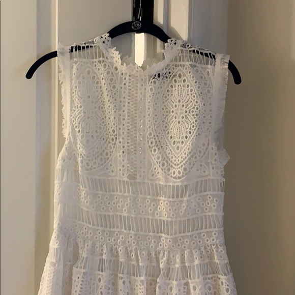 Boohoo Dresses & Skirts - Boohoo Midi White Lace Dress